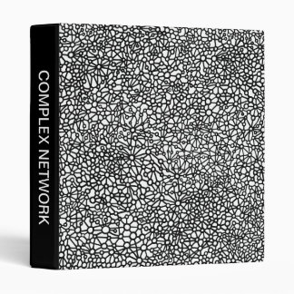 Complex Network (1in) - Black and White Binder
