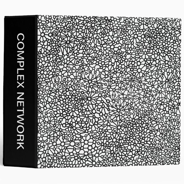 Complex Network (2in) - Black and White Binder (Front/Spine)