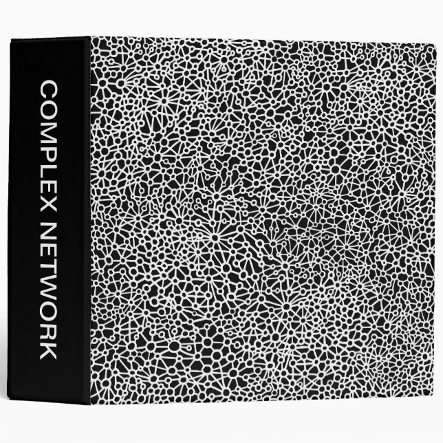 Complex Network (2in) - White on Black Binder (Front/Spine)