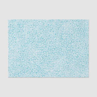 Complex Network - White on Robin Egg White Tissue Paper