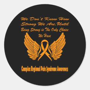 Complex Regional Pain Syndrome Awareness 6 Classic Round Sticker