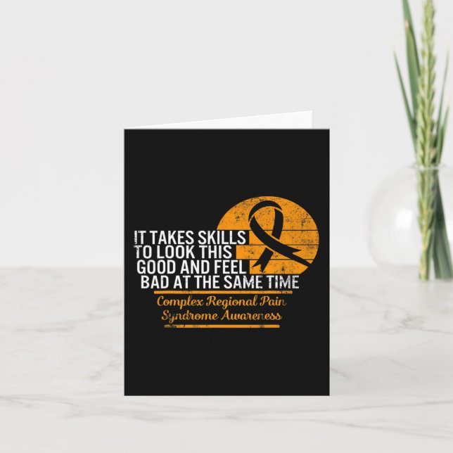 Complex Regional Pain Syndrome Awareness CRPS Supp Card (Front)