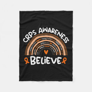 Complex Regional Pain Syndrome Awareness Month Crp Fleece Blanket