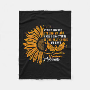 Complex Regional Pain Syndrome Awareness Strong Cr Fleece Blanket