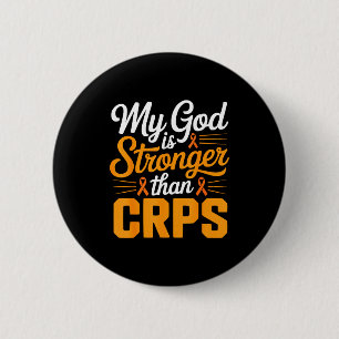 Complex regional pain syndrome crps awareness 2 inch round button