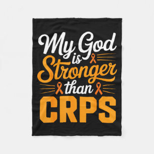 Complex regional pain syndrome crps awareness fleece blanket
