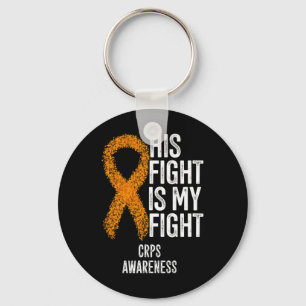 Complex Regional Pain Syndrome His Fight Is My Fig Keychain