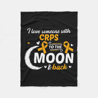 Complex Regional Pain Syndrome I Love Someone With Fleece Blanket