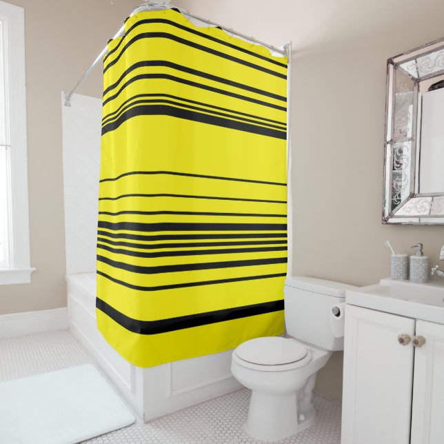 Complex Stripes in Black and Yellow (In Situ)