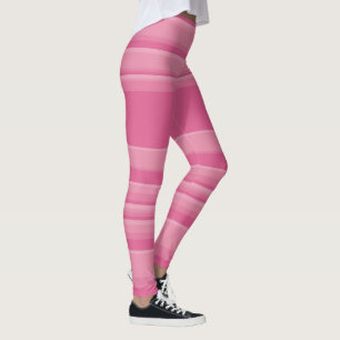 Complex Stripes in Pink Leggings