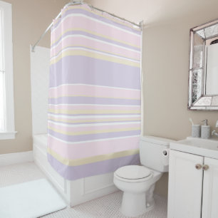 Complex Stripes - Pastel Pink, Yellow and Purple