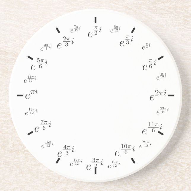 complex unit circle coaster (Front)