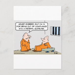compliance federal guideline prisoners postcard