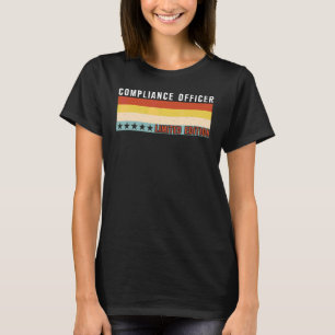 Compliance Officer Job Title Profession Worker App T-Shirt