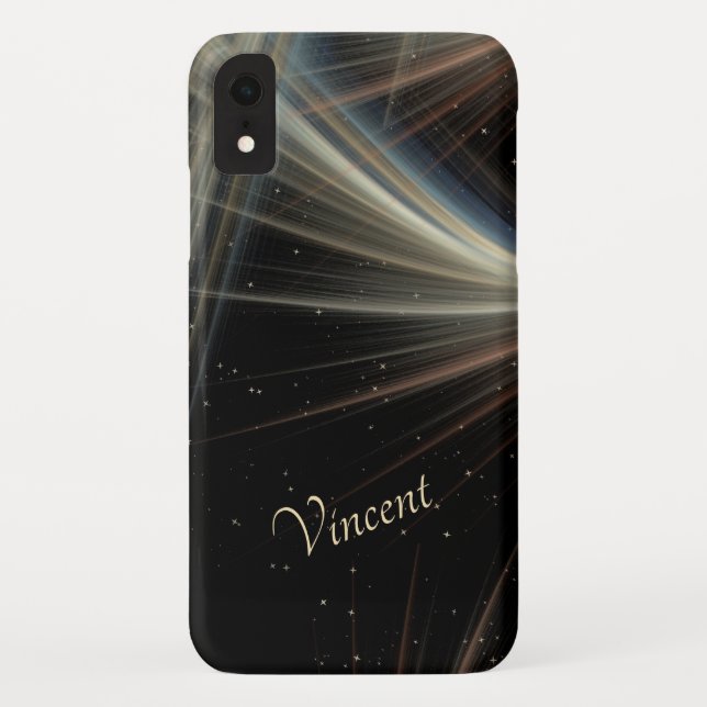 Complications in the Sky Personalized Script Case-Mate iPhone Case (Back)
