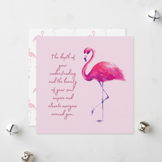 Compliment card for wise and elegant woman (Front/Back In Situ)