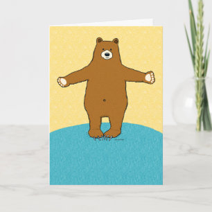 Complimentary Bear Hug Birthday Card