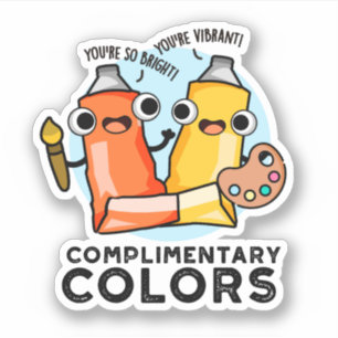 Complimentary Colours Funny Paint Pun 
