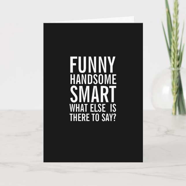 Complimentary Happy Birthday Funny Greeting Card (Front)