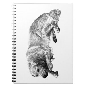 Composed Realistic Dog Notebook