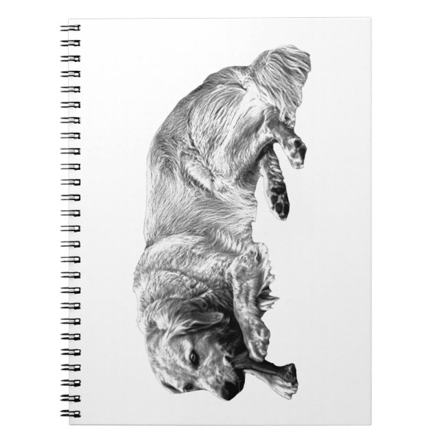 Composed Realistic Dog Notebook (Front)