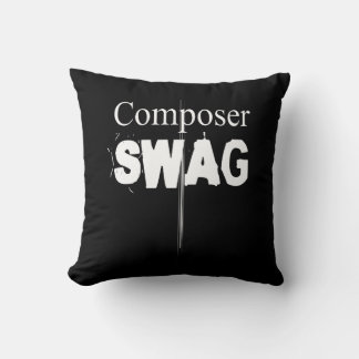 Composer SWAG - Double! Throw Pillow