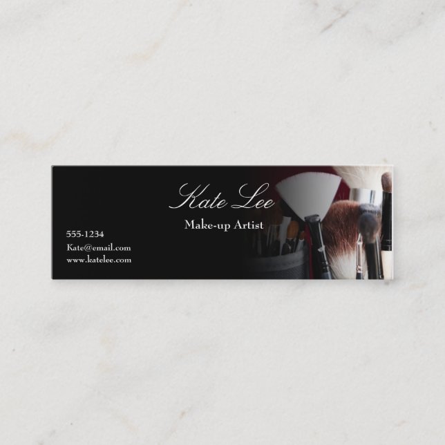 Composez le mini carte de visite de cosmetologist (Devant)
