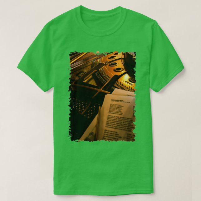 Composing at the piano  T-Shirt (Design Front)