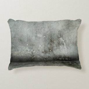 Composing concrete wall wall accent pillow