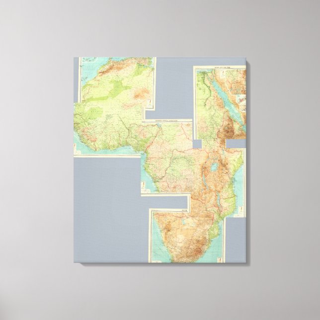 Composite Africa Canvas Print (Front)
