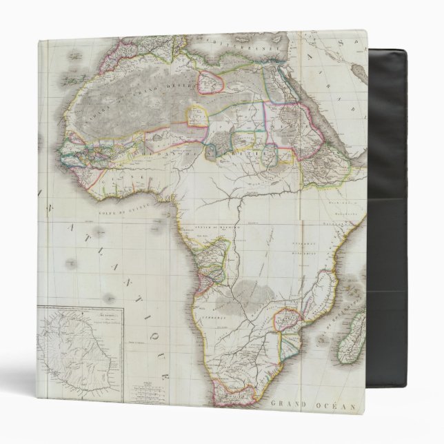 Composite Africa Map Binder (Front/Inside)