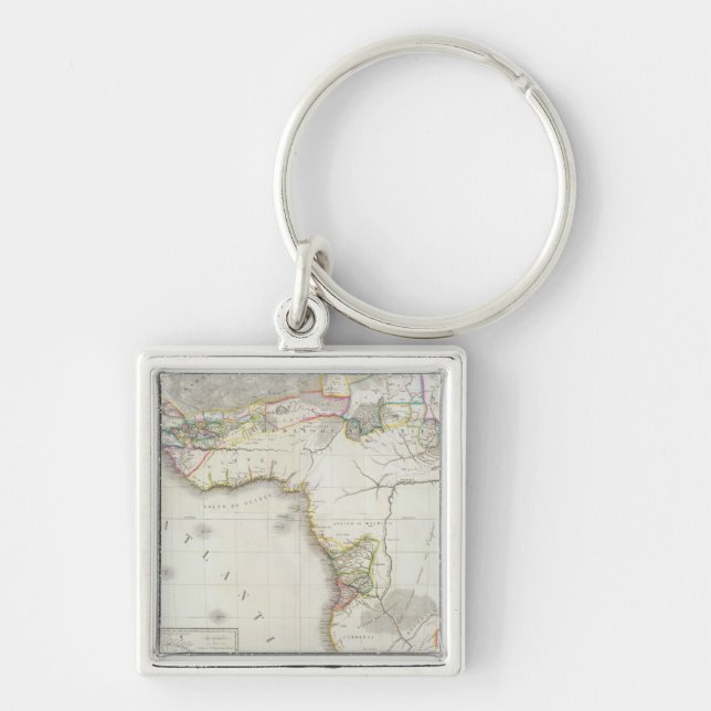 Composite Africa Map Keychain (Front)