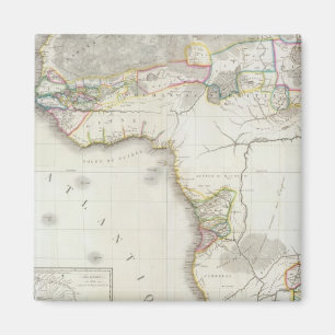 Composite Africa Map Magnet