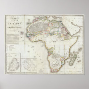 Composite Africa Map Poster