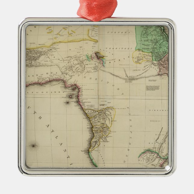 Composite Africa Metal Ornament (Front)
