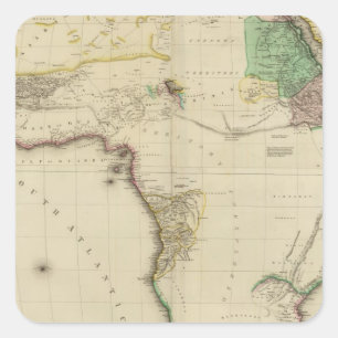 Composite Africa Square Sticker