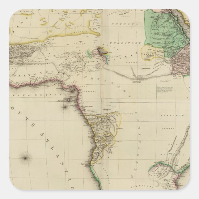 Composite Africa Square Sticker (Front)