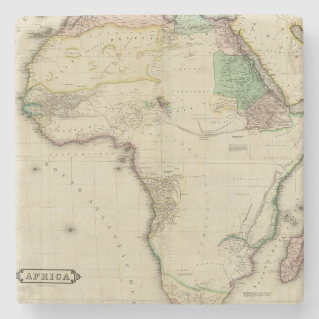Composite Africa Stone Coaster (Front)