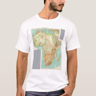 Composite Africa with shipping routes T-Shirt