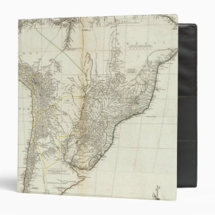 Composite American Engraved Map Binder