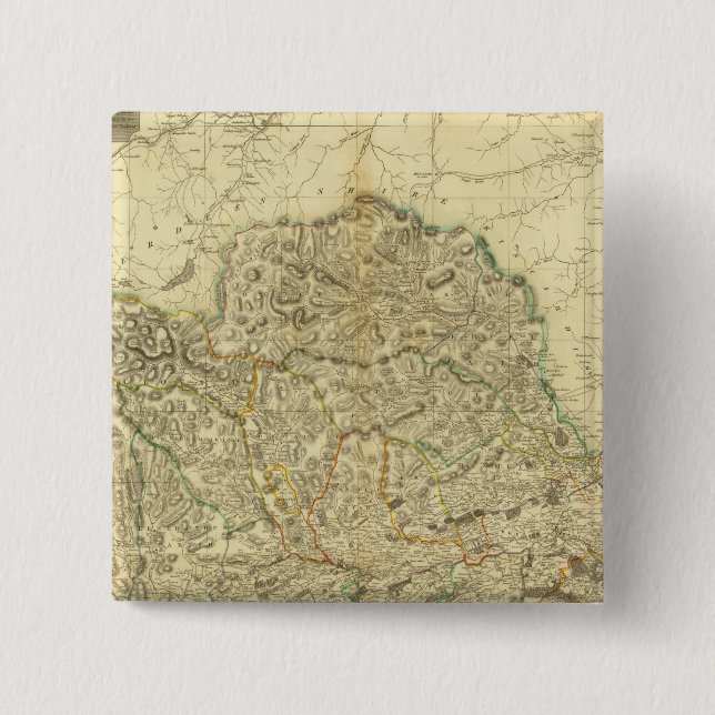 Composite Angusshire 2 Inch Square Button (Front)