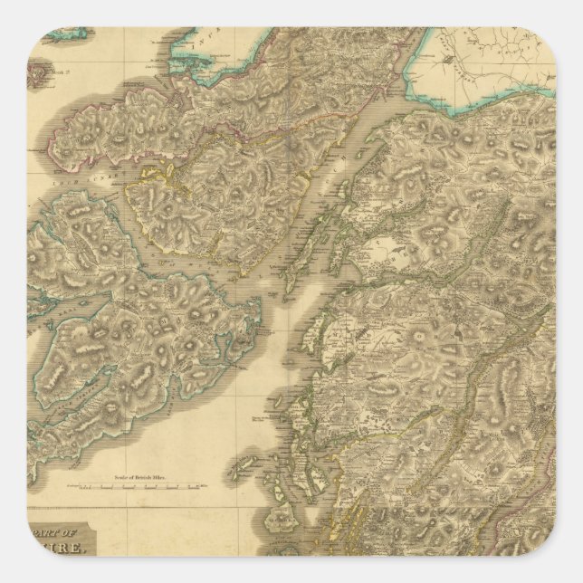 Composite Argyllshire Square Sticker (Front)
