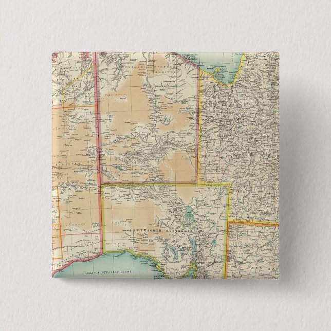 Composite Australia 2 Inch Square Button (Front)