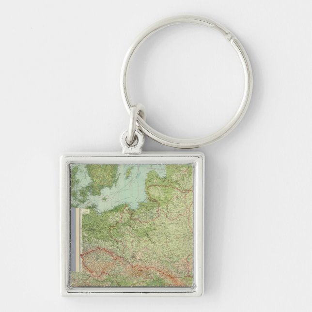 Composite Central Europe Keychain (Front)