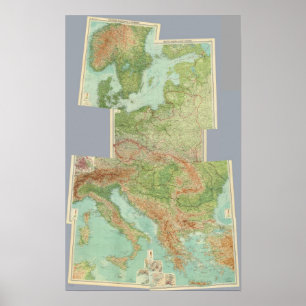 Composite Central Europe Poster