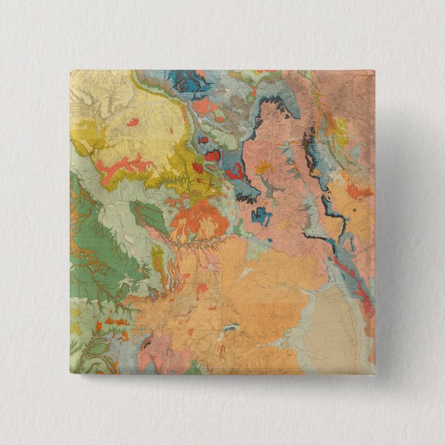 Composite Colorado 2 Inch Square Button (Front)