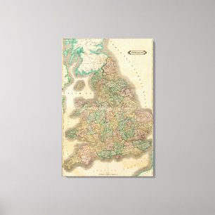 Composite England, Canvas Print