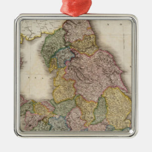 Composite England Metal Ornament