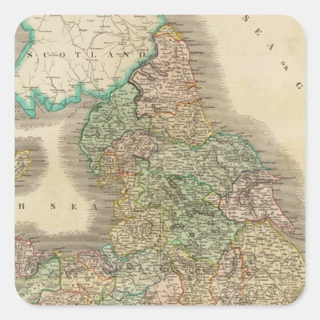 Composite England, Square Sticker (Front)