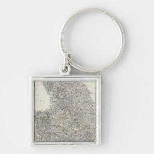 Composite England, Wales Keychain